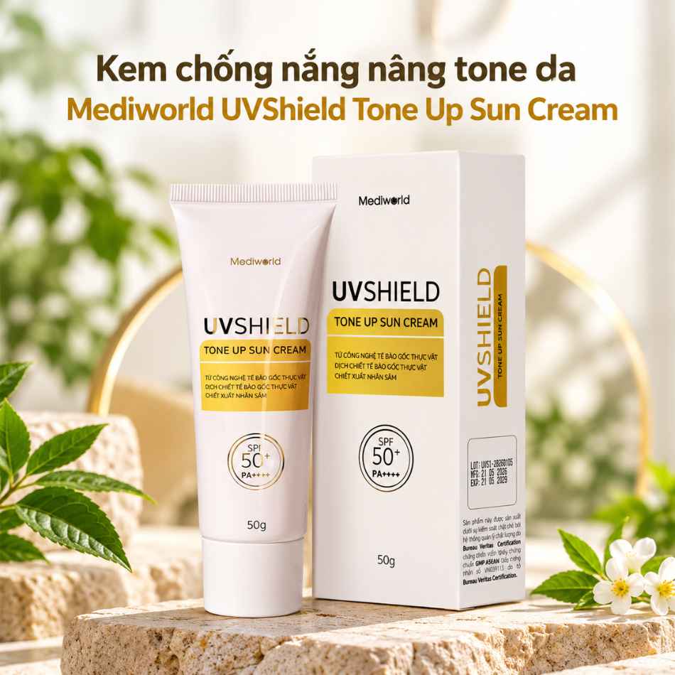 Kem chống nắng nâng tone Mediworld UV Shield Tone Up Sun Cream SPF50+ PA++++ (2).jpg