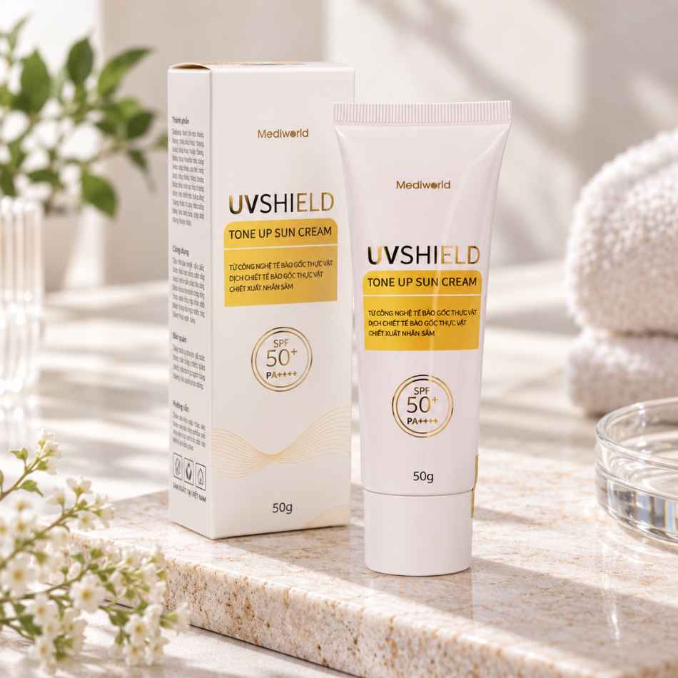 Kem chống nắng nâng tone Mediworld UV Shield Tone Up Sun Cream SPF50+ PA++++ (3).jpg
