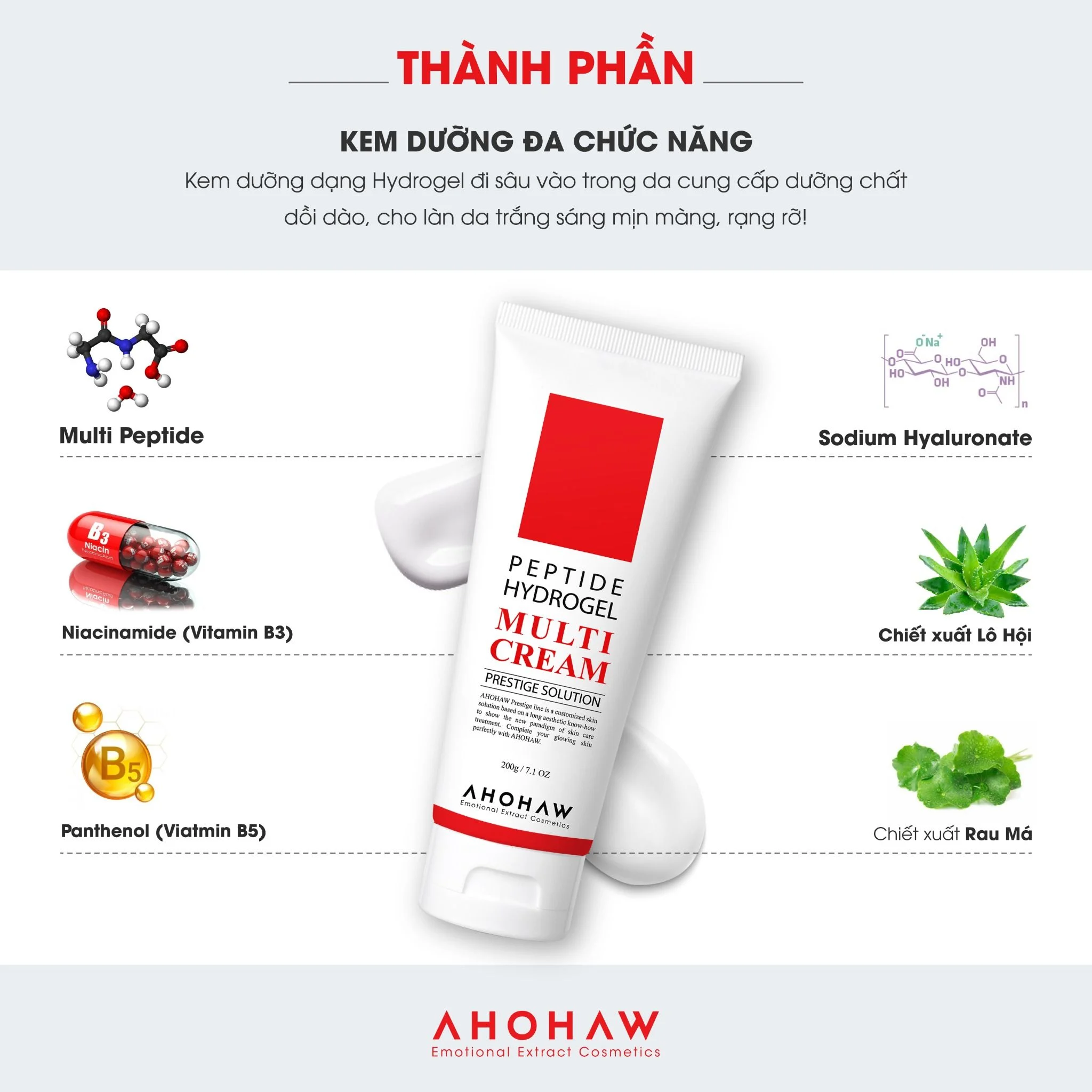 Kem dưỡng botox peptide phục hồi cải thiện nếp nhăn Ahohwa Prestige Solution Peptide Hydrogel Multi Cream 2.webp