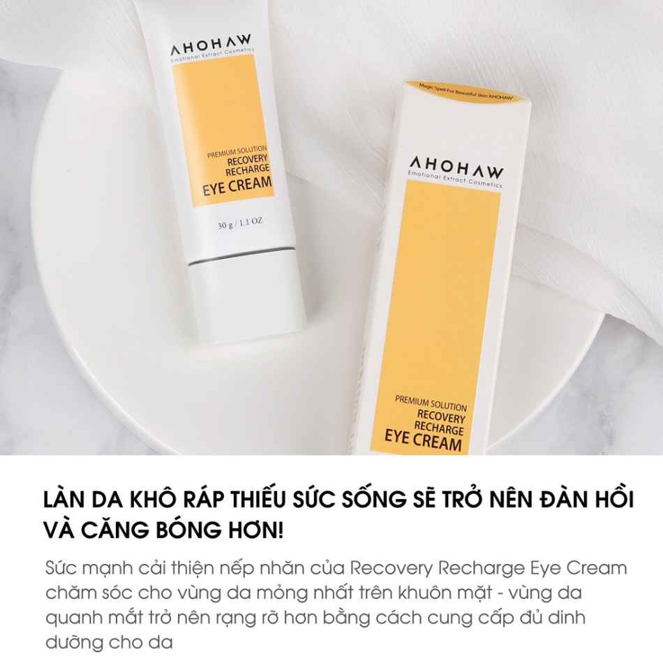 Kem dưỡng cân bằng ẩm cải thiện nếp nhăn vùng quanh mắt Ahohwa Premium Solution Recovery Recharge Eye Cream (7).jpg