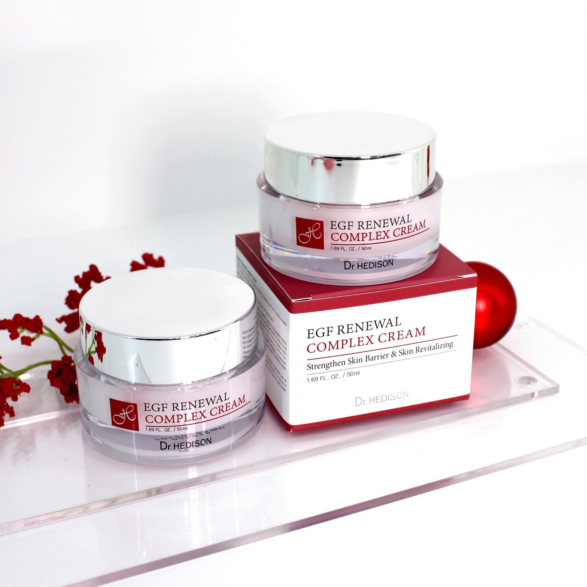 Kem dưỡng phục hồi, hỗ trợ tái tạo và chăm sóc da lão hóa Dr.HEDISON EGF Renewal Complex Cream 3.jpg