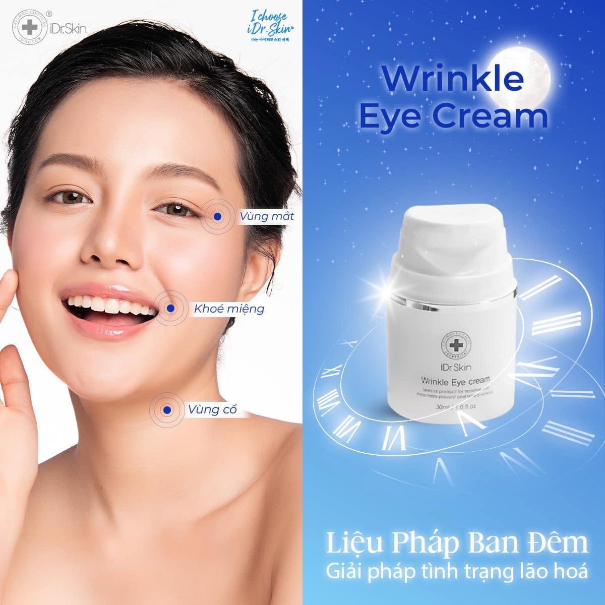 Kem mờ nếp nhăn phù hợp cho mọi làn da iDr.Skin Wrinkle Eye Cream.jpg
