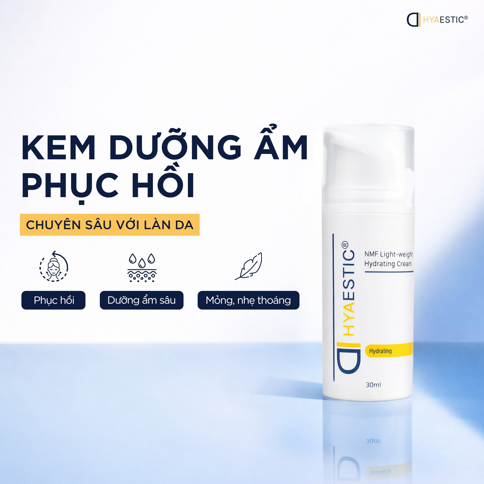 Kem phục hồi da Hyaestic NMF Light-Weight Hydrating Cream 30ml 2.jpg