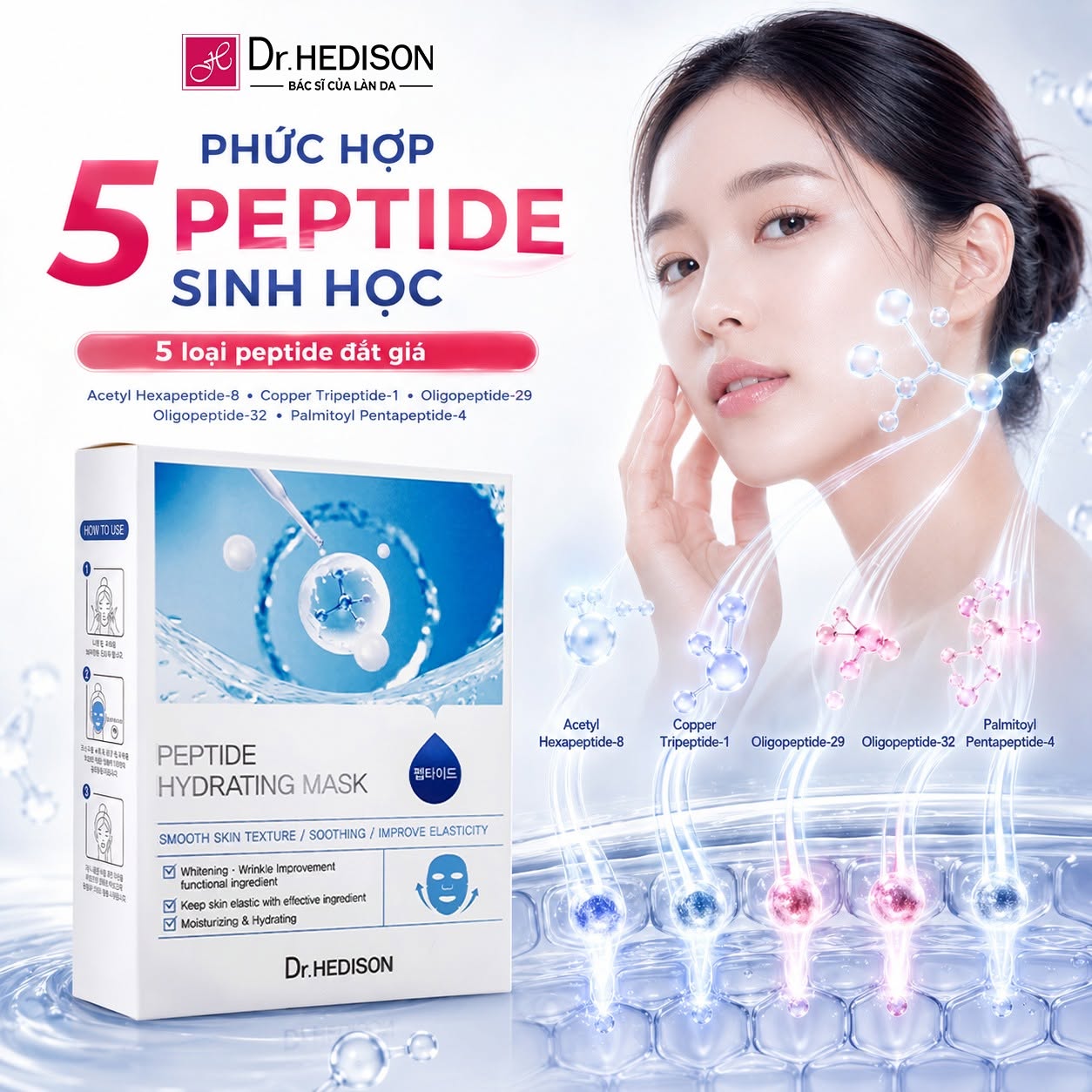 Mặt nạ cấp ẩm, làm dịu và hỗ trợ phục hồi da Dr.HEDISON Peptide Hydrating Mask 3.jpg