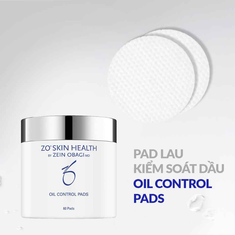 Pad kiểm soát dầu và chăm sóc da mụn ZO® Skin Health Oil Control Pads Acne Treatment.jpg