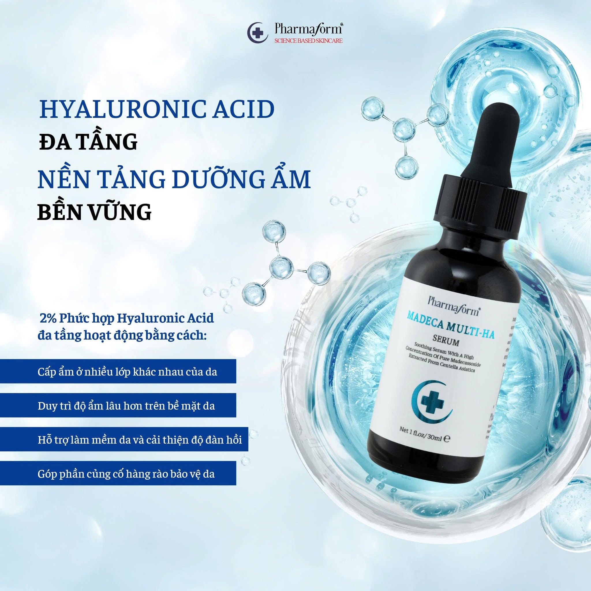 Serum Cấp Ẩm, Làm Dịu Và Hỗ Trợ Phục Hồi Da Nhạy Cảm Pharmaform Madeca Multi-HA Serum.jpg