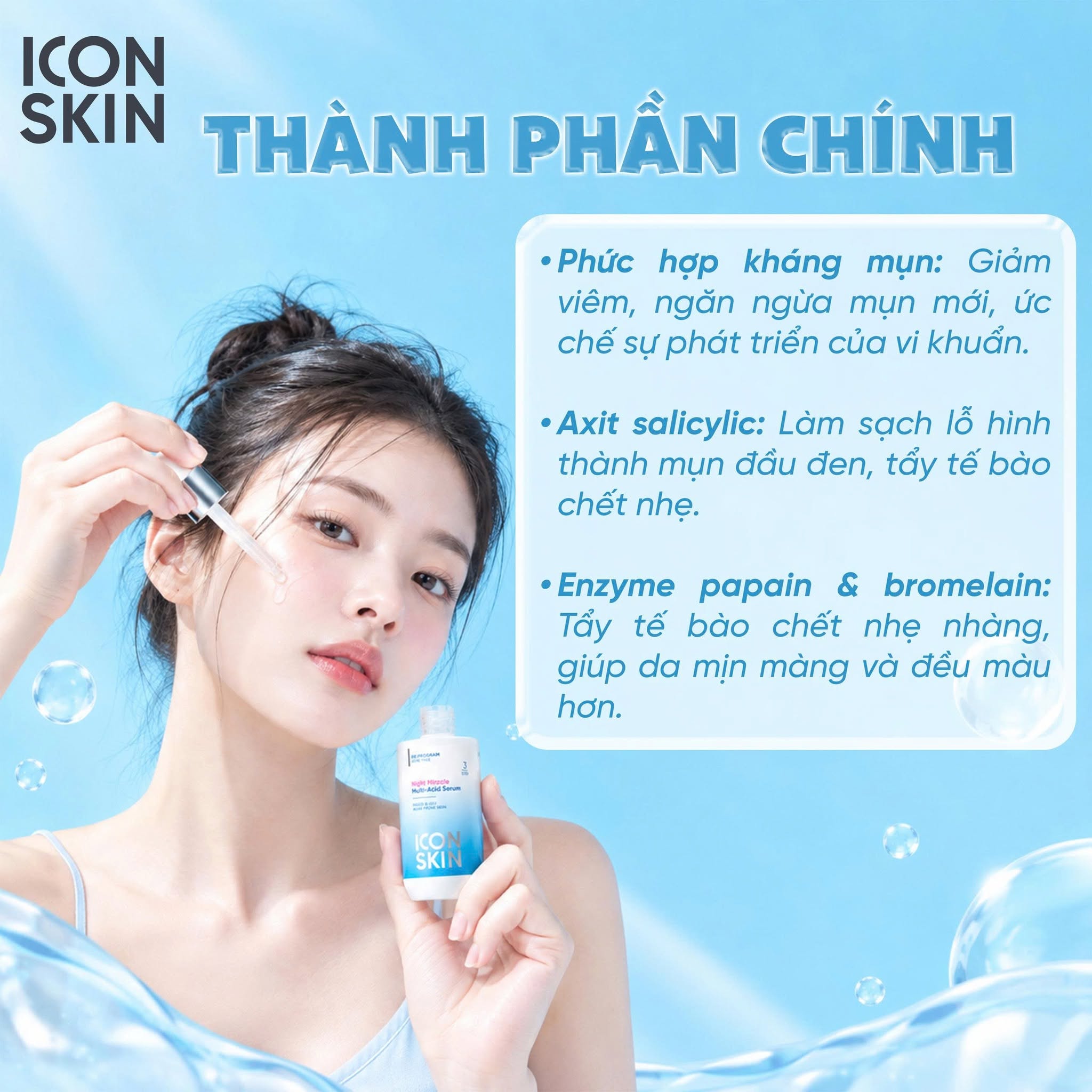 Serum ban đêm cho da dầu, da hỗn hợp Icon Skin Night Miracle Multi-Acid Serum 5.jpg