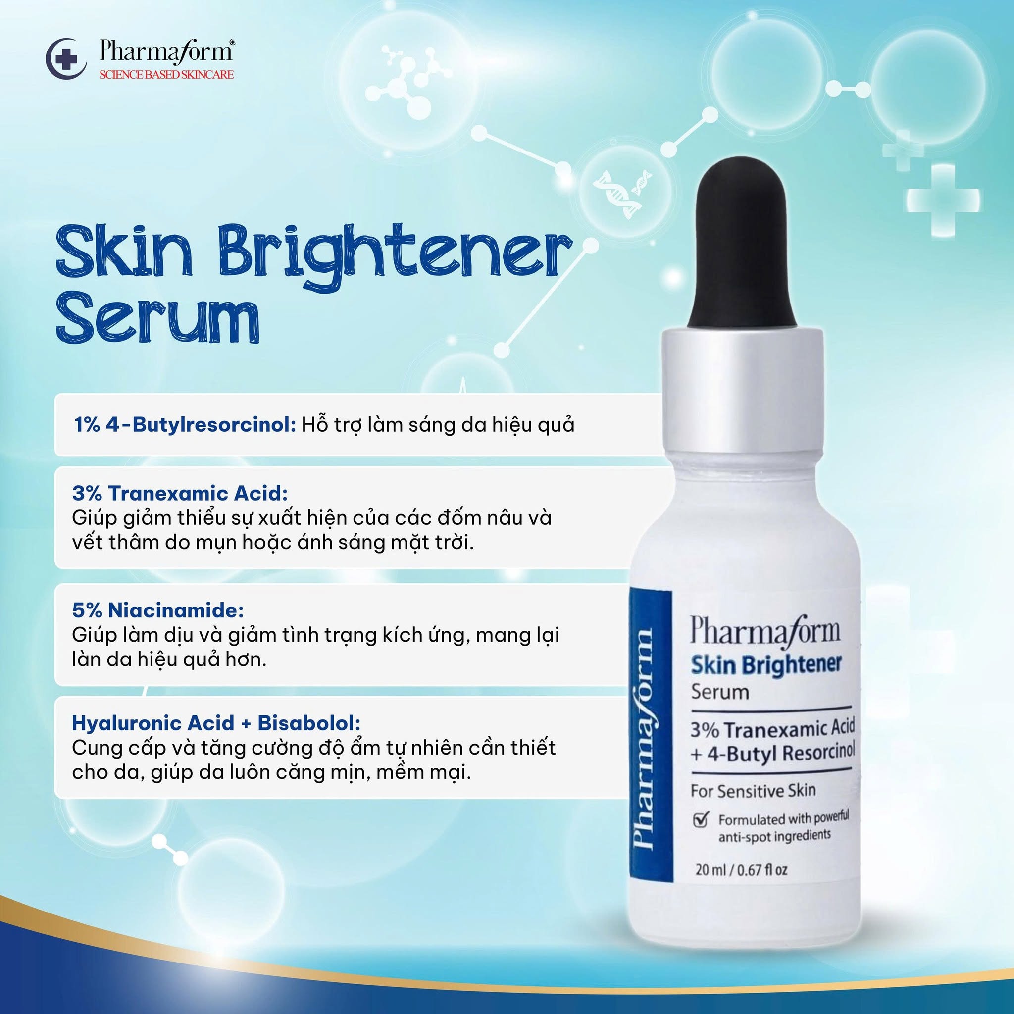 Serum hỗ trợ mờ nám, dưỡng sáng da Pharmaform Skin Brightener Serum 3.jpg