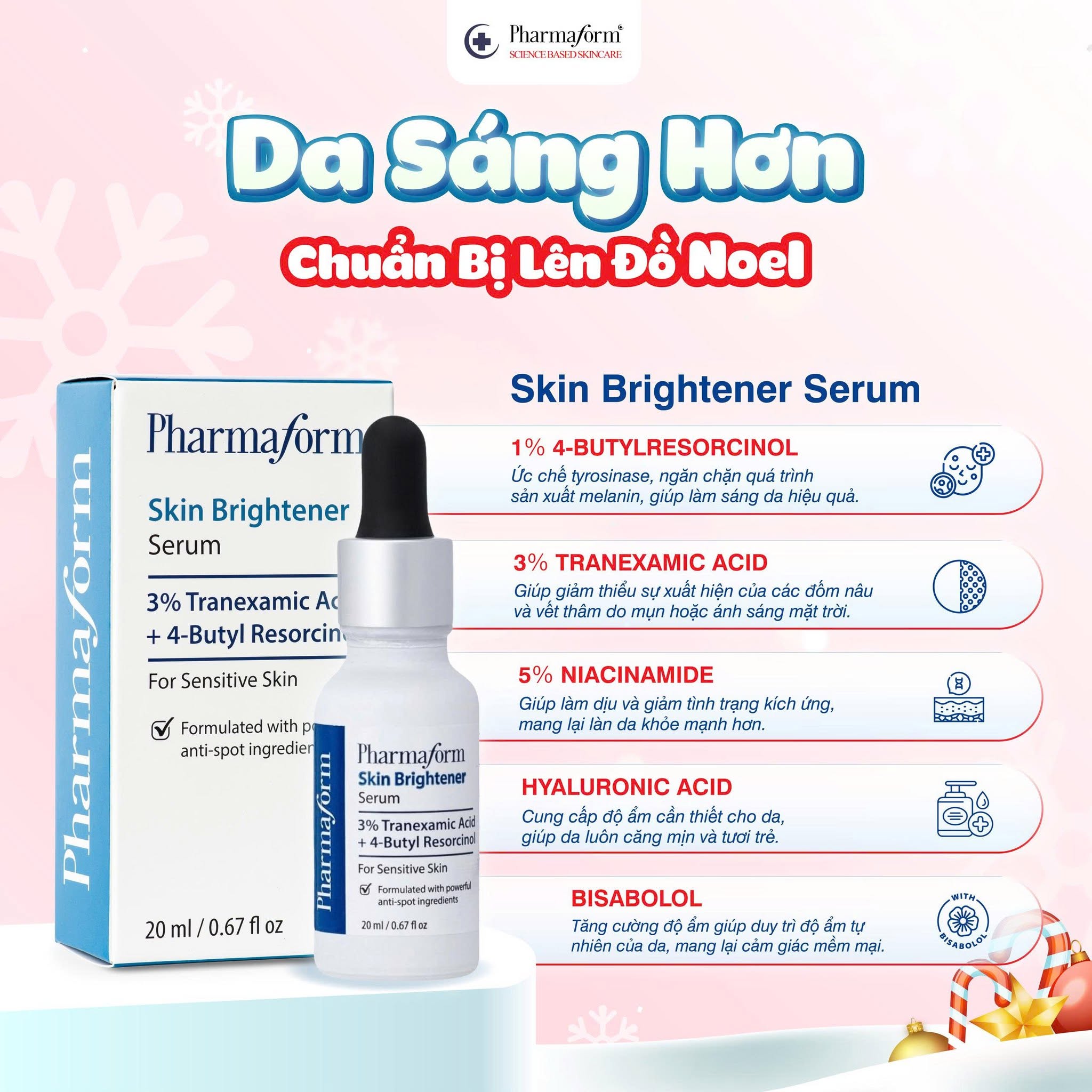 Serum hỗ trợ mờ nám, dưỡng sáng da Pharmaform Skin Brightener Serum 4.jpg