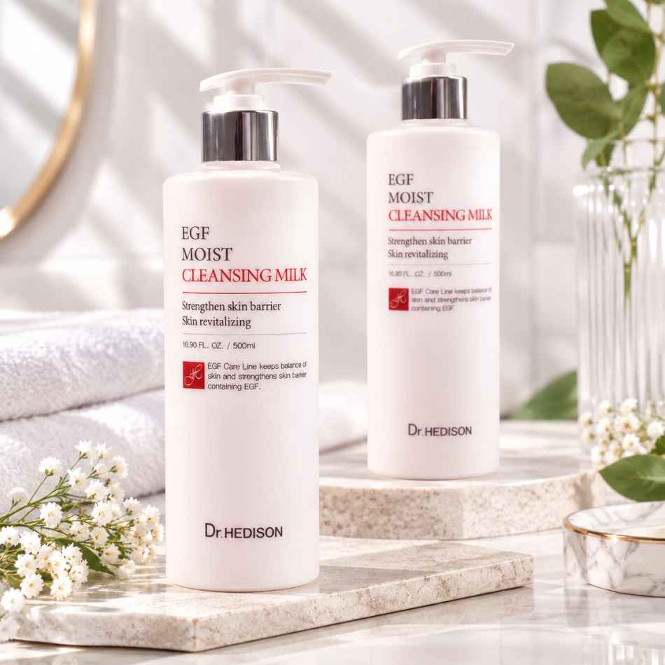Sữa rửa mặt làm sạch dịu nhẹ, hỗ trợ phục hồi da Dr.HEDISON EGF Moist Cleansing Milk (1).jpg
