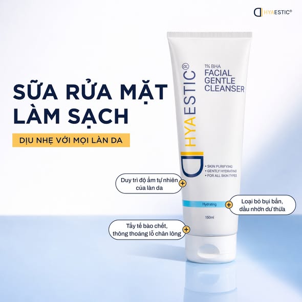 Sữa rửa mặt làm sạch sâu Hyaestic 1% BHA Facial Gentle Cleanser 1.jpg
