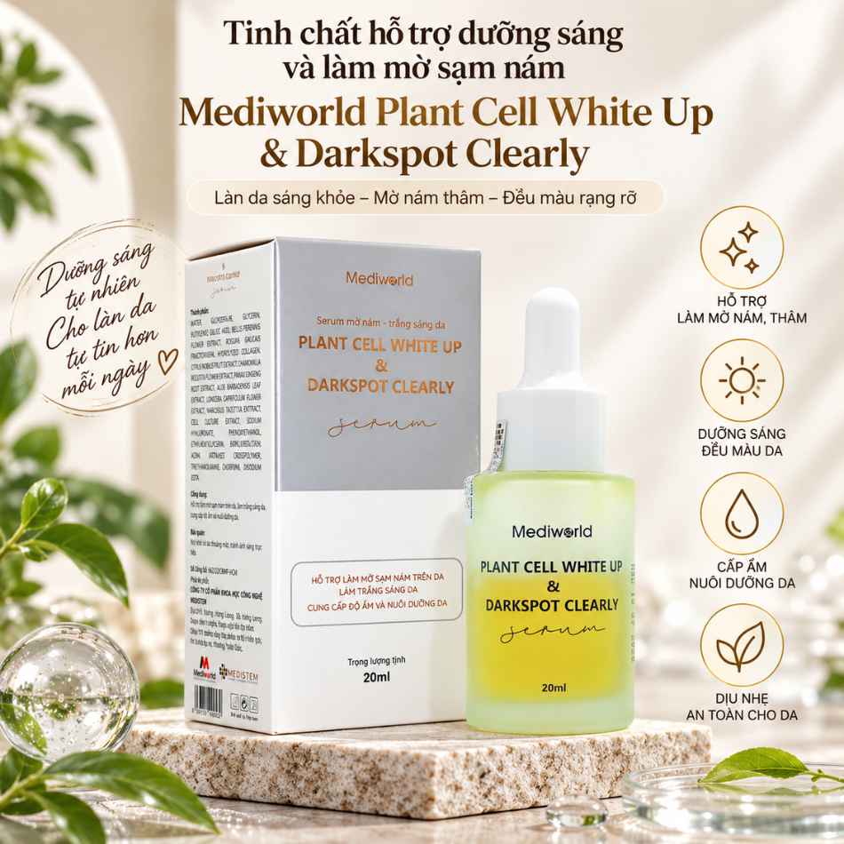 Tinh chất hỗ trợ dưỡng sáng và làm mờ sạm nám Mediworld Plant Cell White Up & Darkspot Clearly (2).jpg