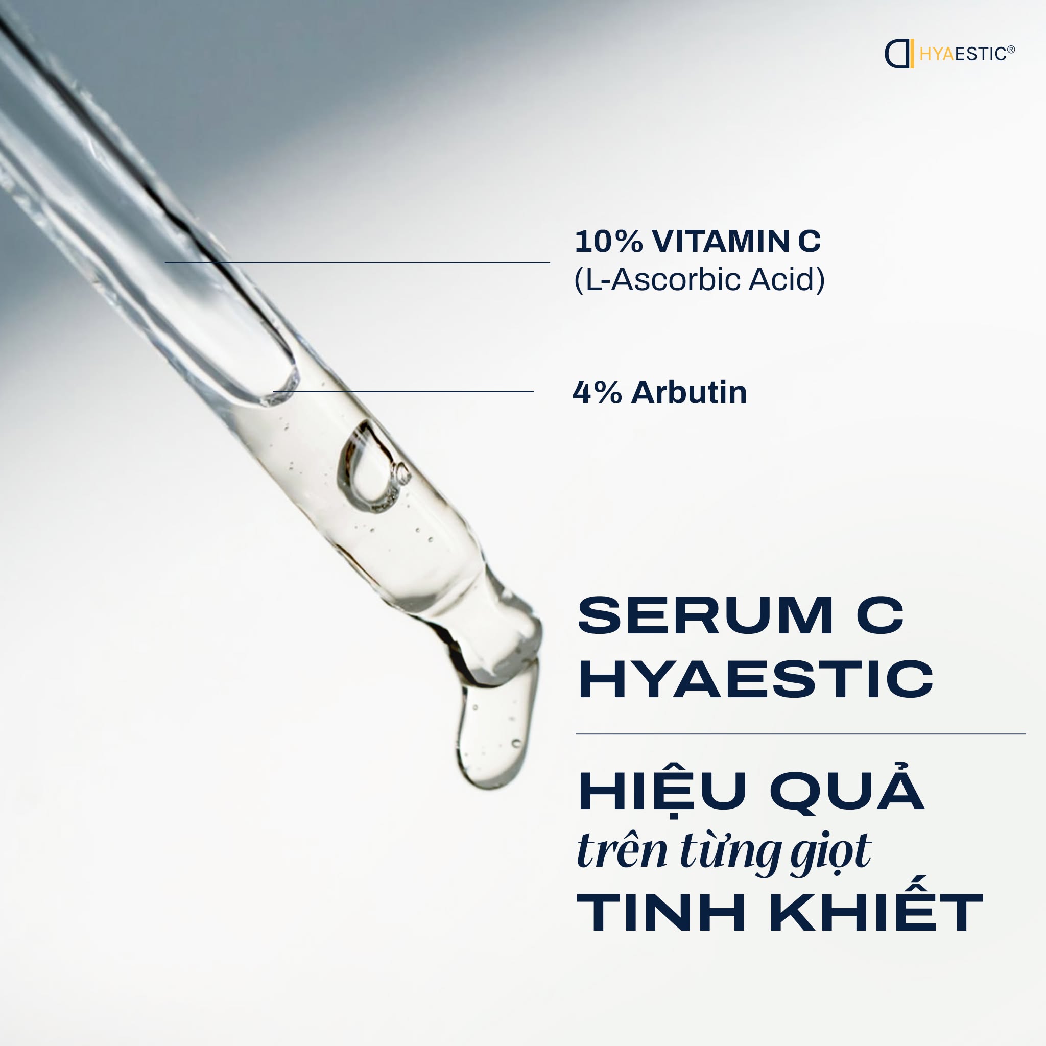 Tinh chất hỗ trợ giảm nám Hyaestic Pigment Enhancing Serum 4% Arbutin & 10% Vitamin C 30ml.jpg