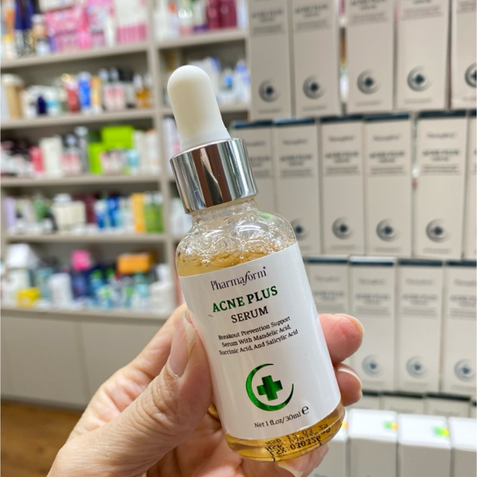 Tinh chất kiềm dầu, hỗ trợ chăm sóc da dễ bít tắc và cải thiện thâm mụn Pharmaform Acne Plus Serum (6).png