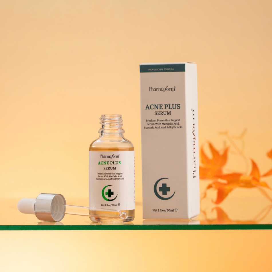 Tinh chất kiềm dầu, hỗ trợ chăm sóc da dễ bít tắc và cải thiện thâm mụn Pharmaform Acne Plus Serum (2).png