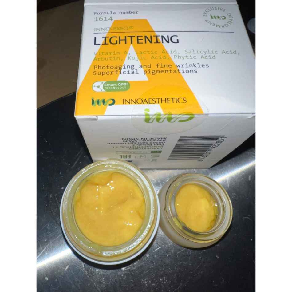 Tinh chất peel da mụn ẩn làm đều màu da Innoaesthetics LIGHTENING CREAM (nguyên hộp).jpg