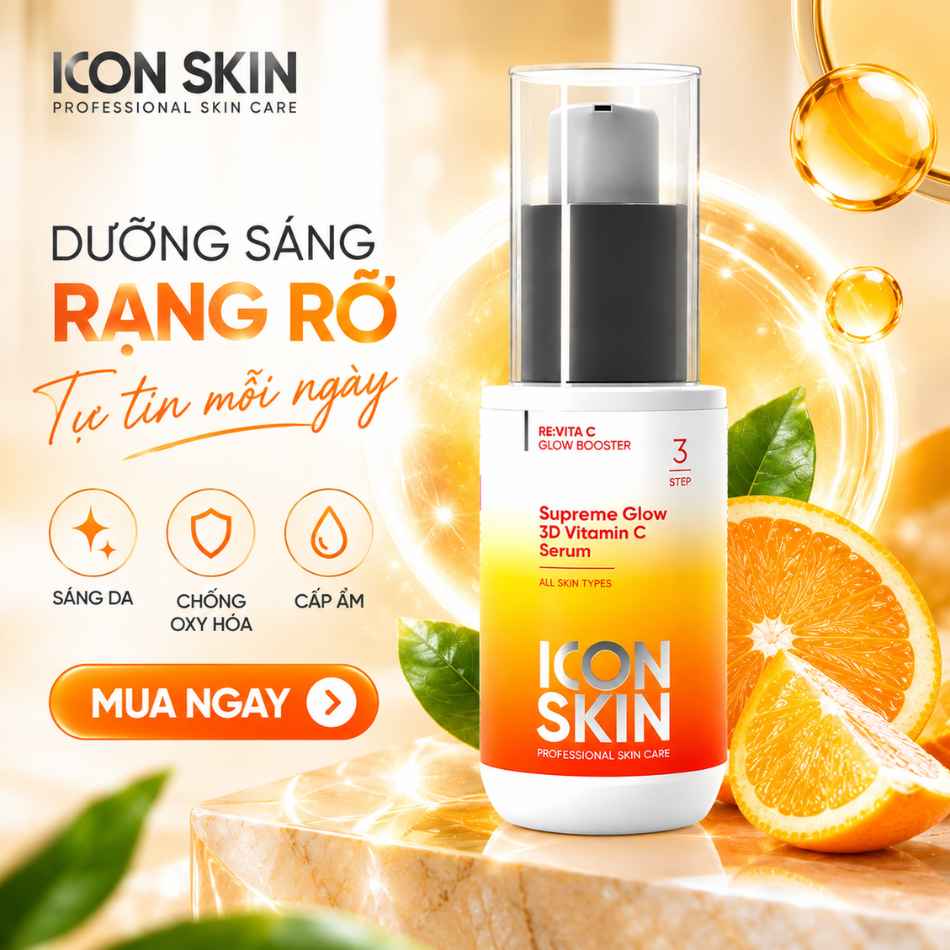 Tinh chất vitamin cải thiện chống lão hoá da Icon Skin Supreme Glow 3D Vitamin C Serum (3).jpg