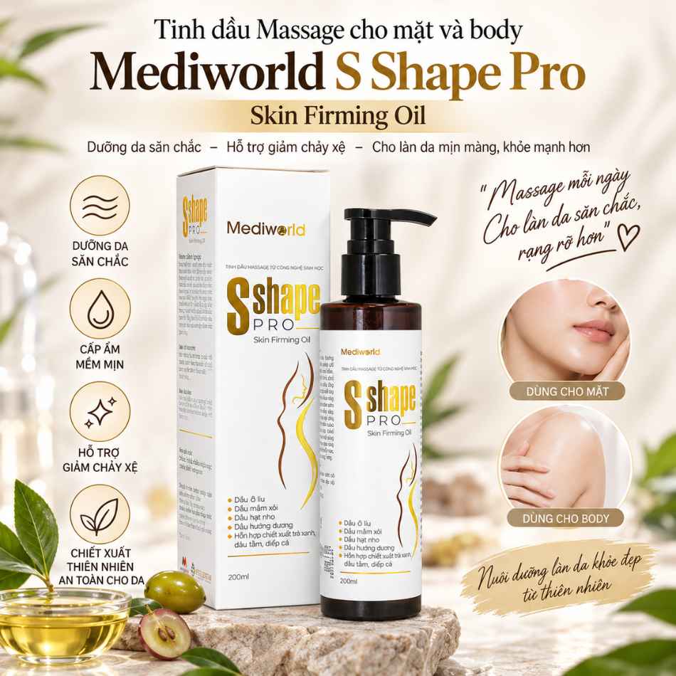 Tinh dầu Massage cho mặt và body Mediworld S Shape Pro Skin Firming Oil (1).jpg