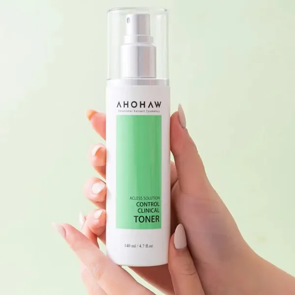 Toner cân bằng cấp ẩm cải thiện mụn Ahohwa Acless Solution Control Clinical Toner 3.webp