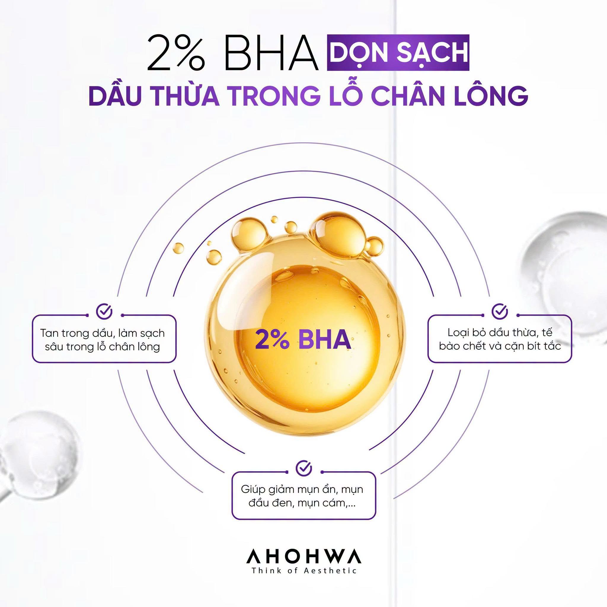 Toner hỗ trợ giảm mụn làm sạch bã nhờn thu nhỏ lỗ chân lông Ahohwa BHA 2% Exfoliating Toner 1.jpg