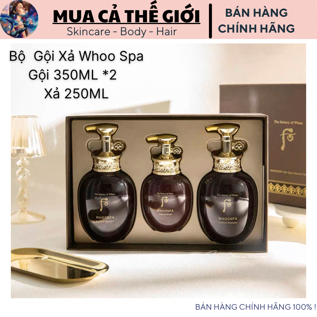 [Bản Hàn] Bộ gội xả Whoo Spa - GỘI TÁCH LẺ 350ML