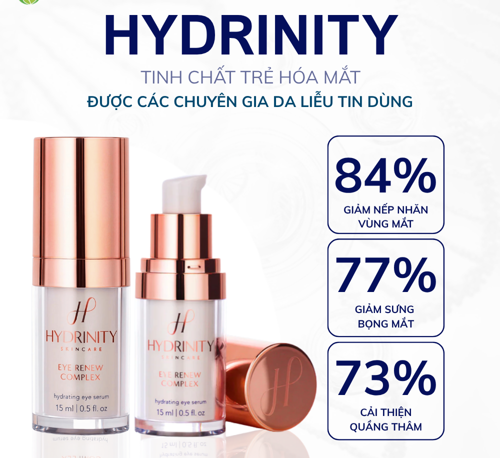 [HÀNG CÔNG TY] HYDRINITY Eye Renew Complex 15ml | Kem Dưỡng Mắt Giảm Quầng Thâm Nếp Nhăn - 15ml