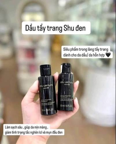 [HÀNG CÔNG TY-MINI] Dầu tẩy trang Shu Uemura - [CTY] Shu Đen 50ML