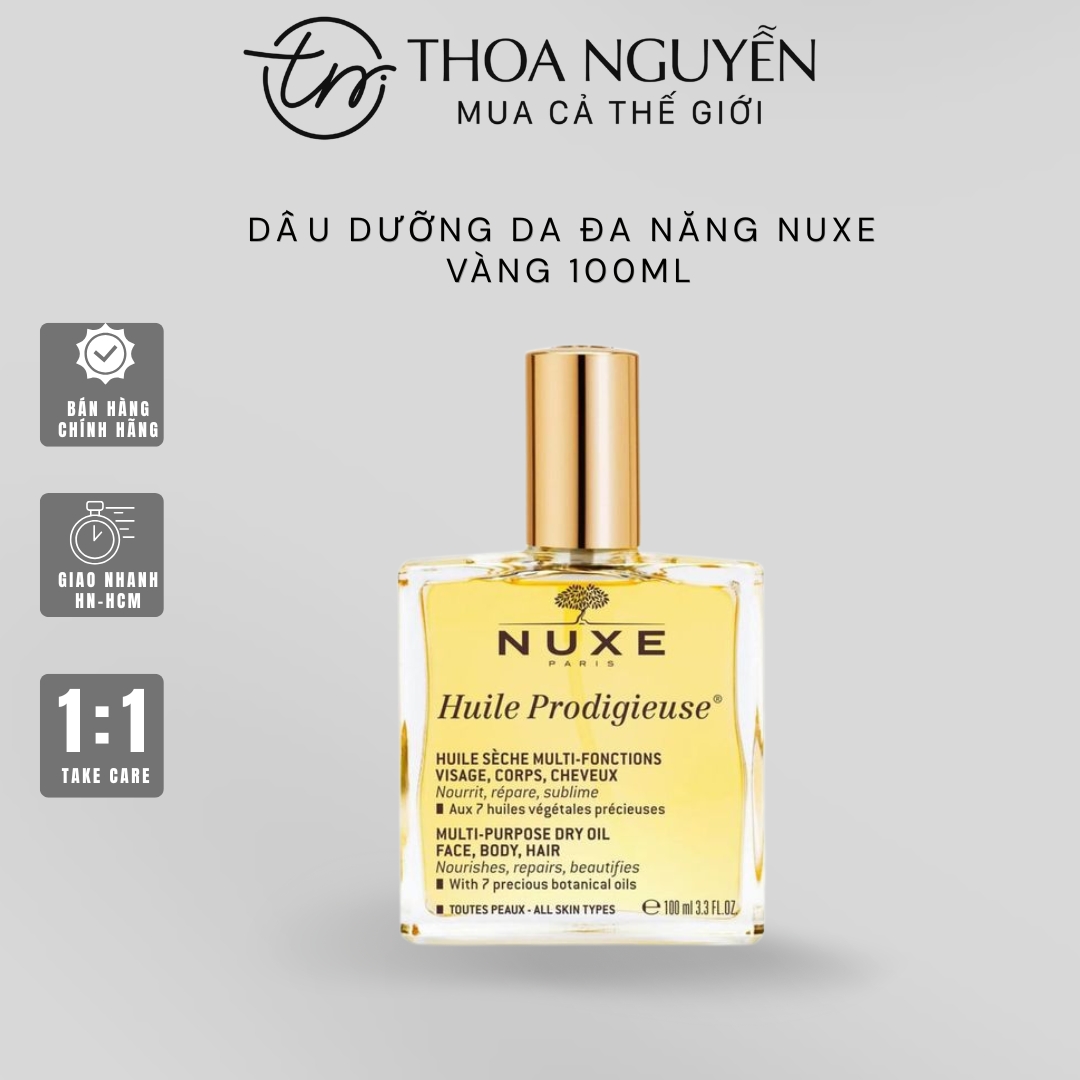 Dầu dưỡng da đa năng Nuxe huile prodigieuse Florale 50ml - Vàng 100ML date 4/2027