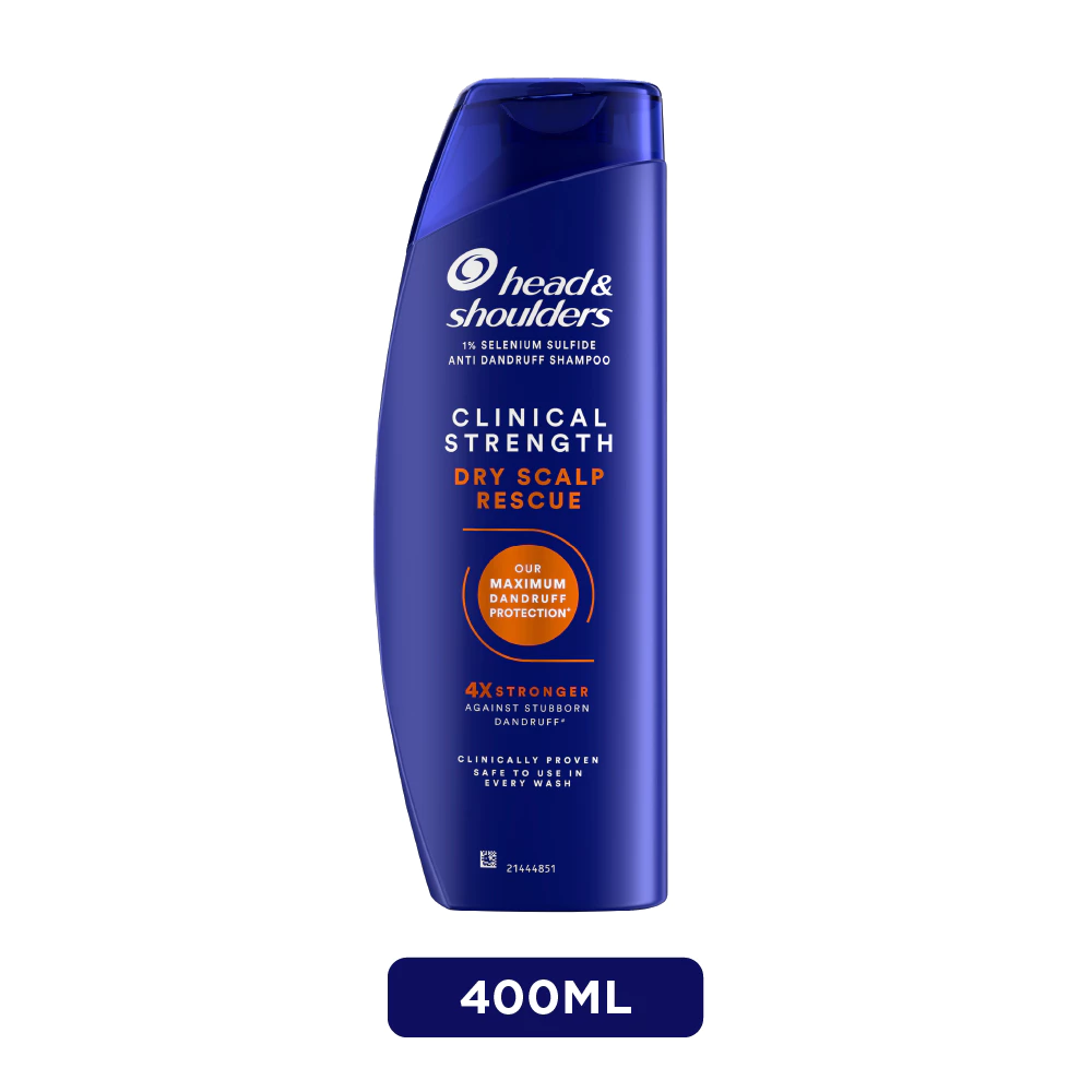 Dầu gội Head & Shoulders Clinical Strength bản Mỹ 400ml | Cam: Da đầu khô