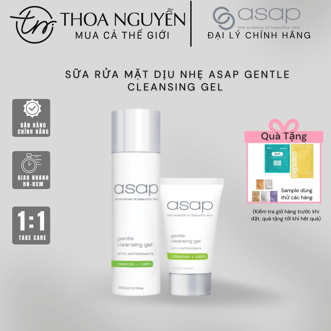 Gel Rửa Mặt Asap Gentle Cleansing Gel - 1000ml
