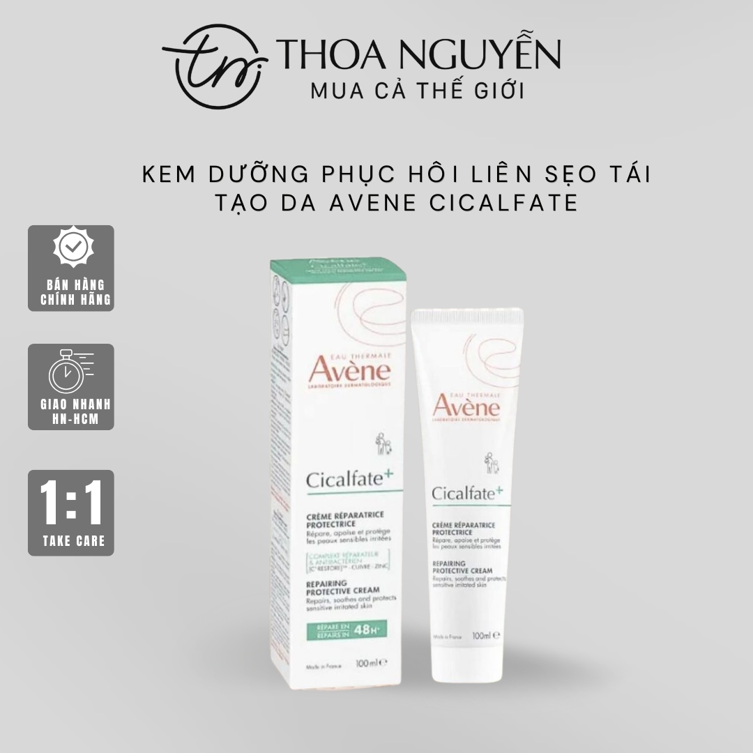 Kem dưỡng phục hồi liền sẹo tái tạo da Avene Cicalfate - 40ML