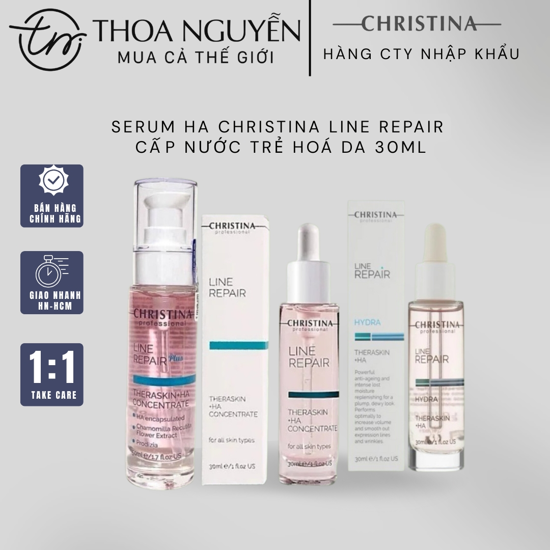 Serum HA Christina Line Repair cấp nước trẻ hoá da 30ML - 30ML Fullbox (K TEM)