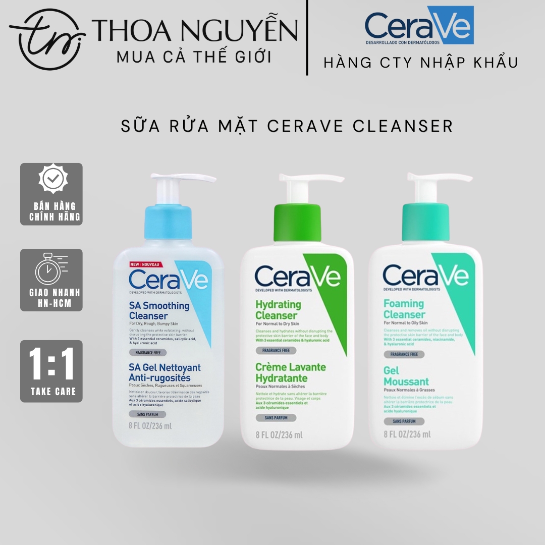 Sữa rửa mặt Cerave Cleanser - Foaming 473ml