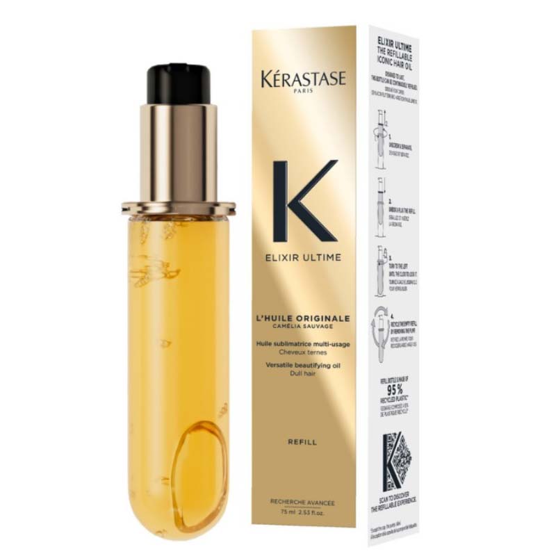 Tinh Dầu Dưỡng Tóc KÉRASTASE ELIXIR ULTIME - Lõi refill 75ml (fullbox)