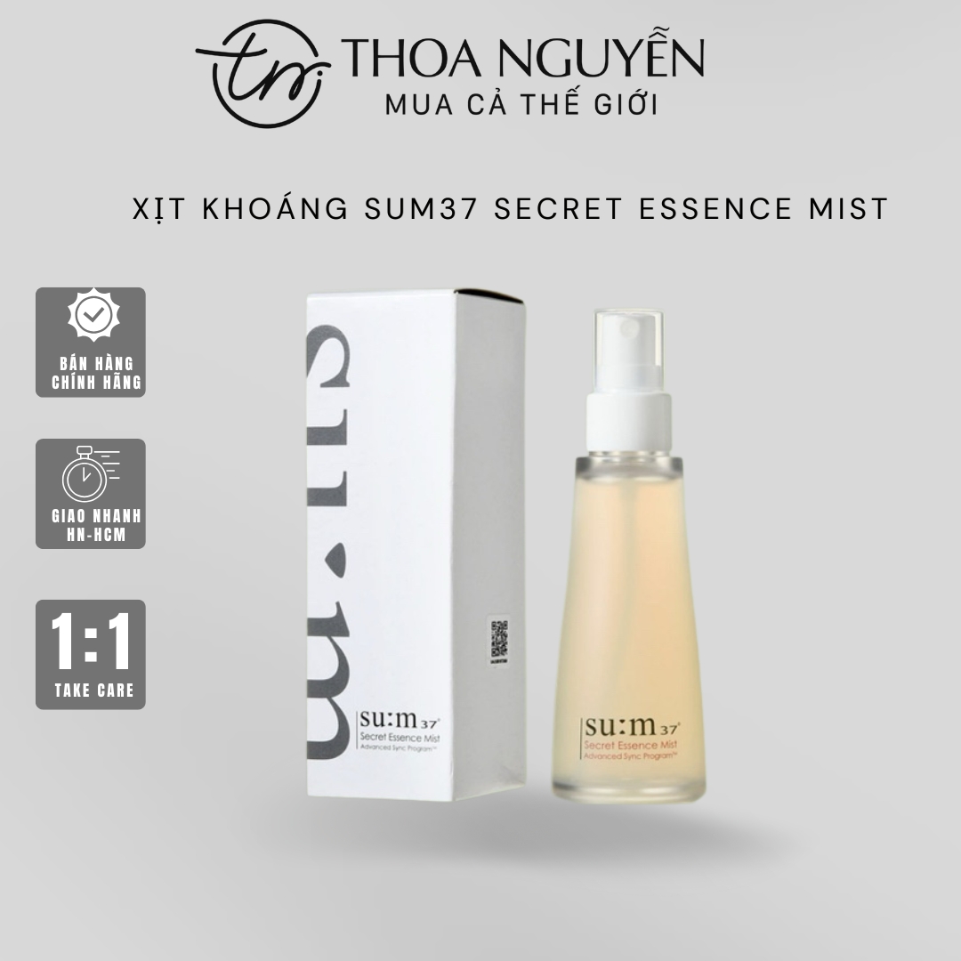 Xịt Khoáng Sum37 Secret Essence Mist - 60ml Nobox