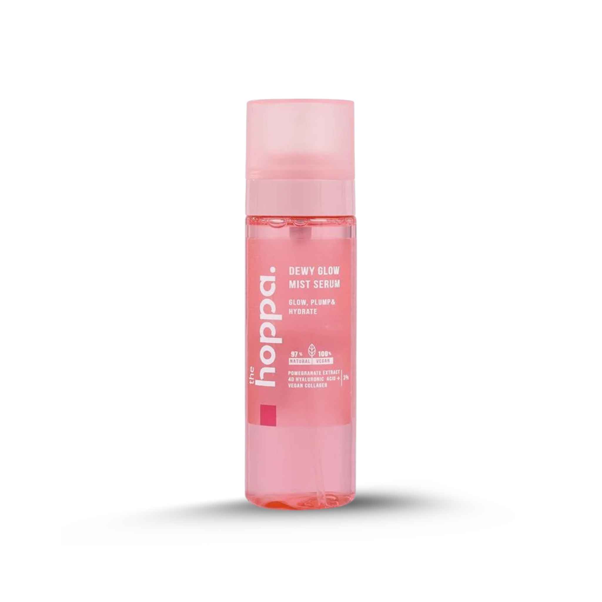 Xịt khoáng dưỡng ẩm Hoppa Aqua Drops/Dewy Glow Mist Serum 100ml - Dewy Glow Hồng