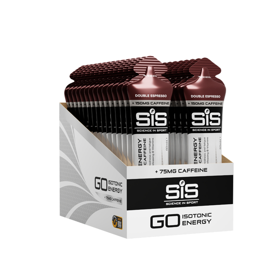 Hộp Gel Năng Lượng SiS Go Energy + Caffeine Gels - Double Espresso