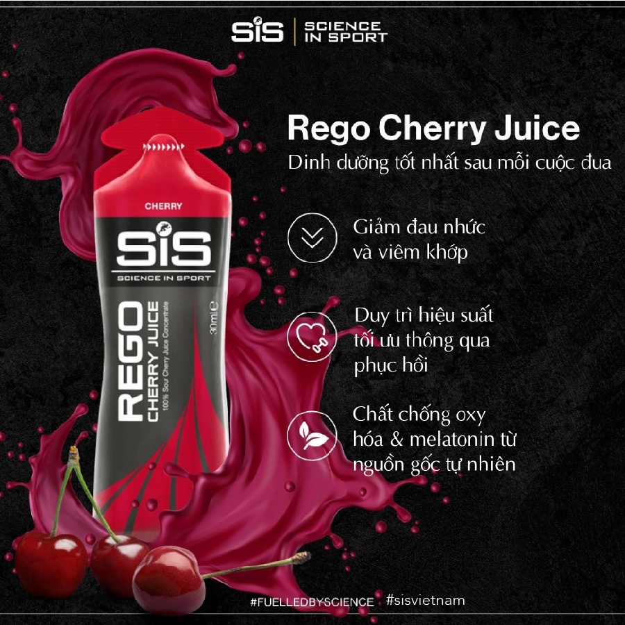 Gói Năng Lượng Phục Hồi SiS Rego Cherry Juice