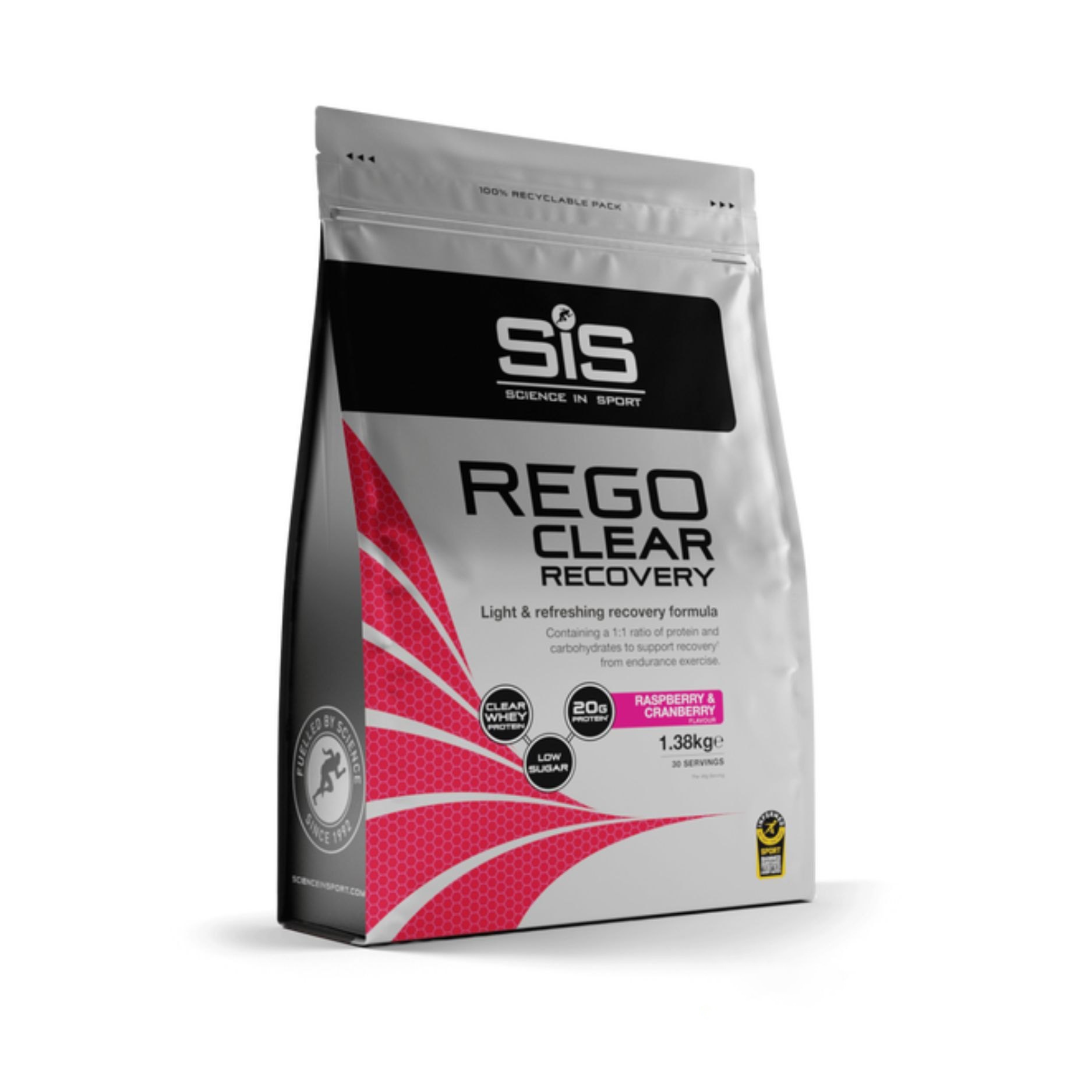 Bột Năng Lượng Phục Hồi SiS Rego Clear Recovery 460g - Raspberry & Cranberry