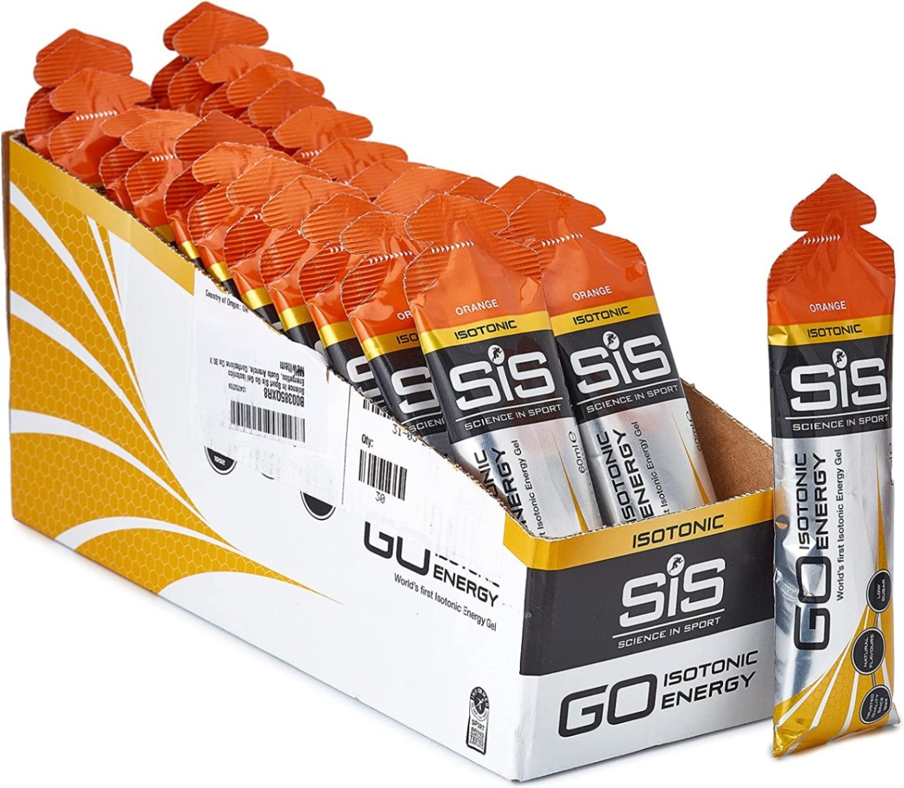 Hộp Gel Năng Lượng SiS Go Isotonic Energy Gel - Vị Cam