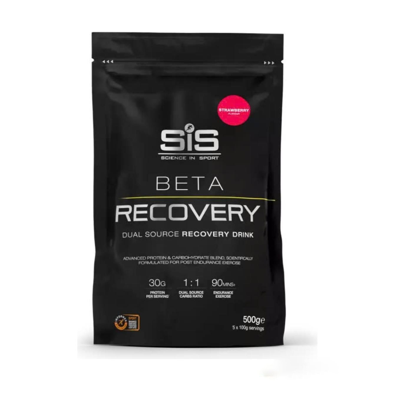 Bột Năng Lượng Phục Hồi SiS Beta Recovery 500g - Vị Dâu