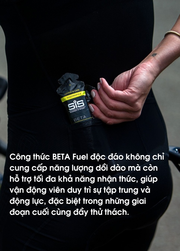 Gói Gel Năng Lượng SiS Beta Fuel + Nootropics Gels - Lemon&Lime