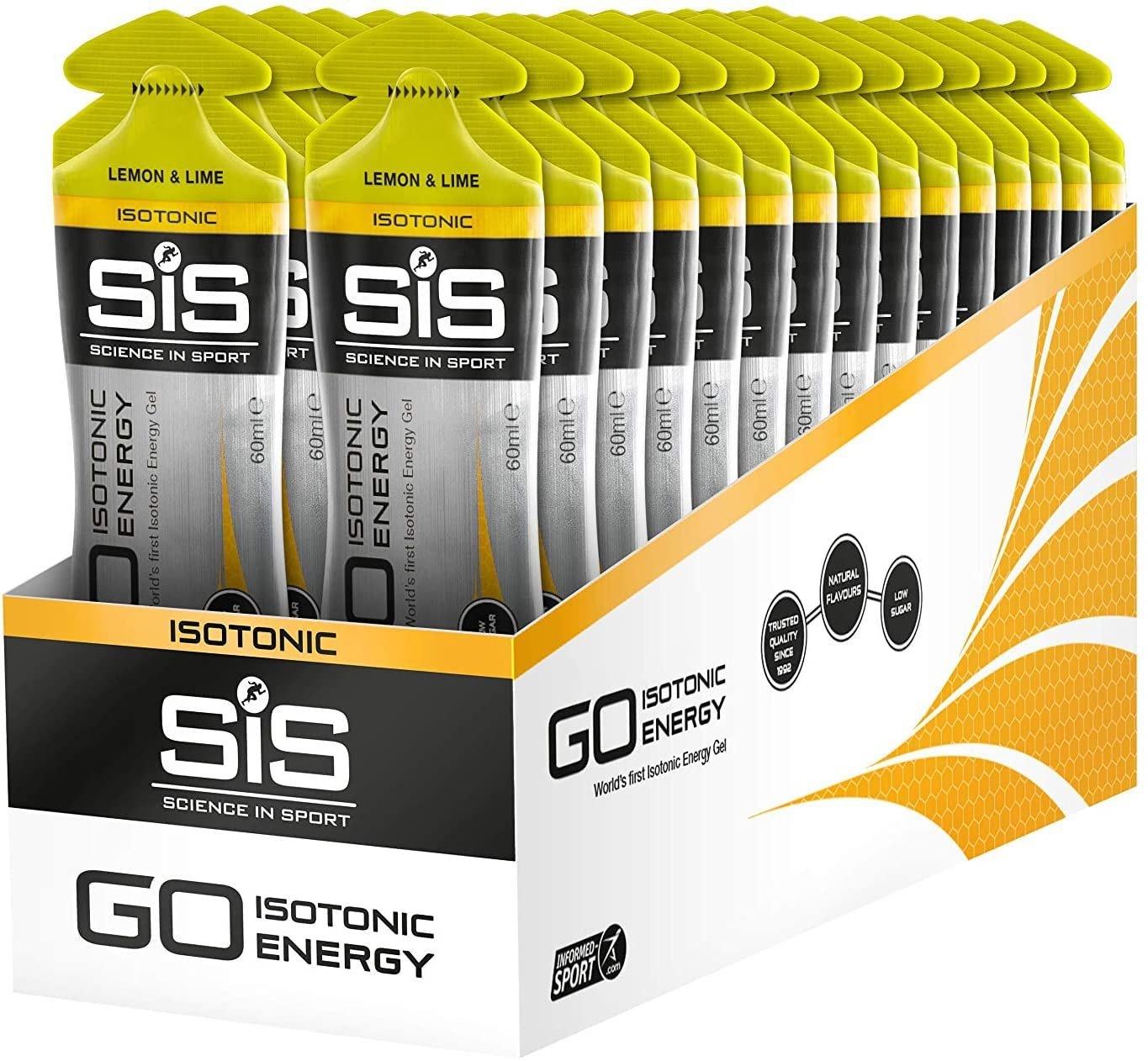 Hộp Gel Năng Lượng SiS Go Isotonic Energy Gel - Vị Chanh