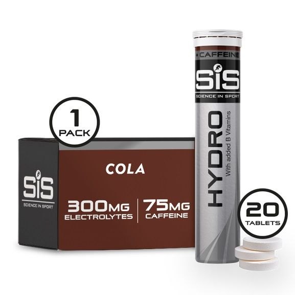 Tuýp 20 Viên Sủi Điện Giải SiS Go Hydro - Cola + Caffeine