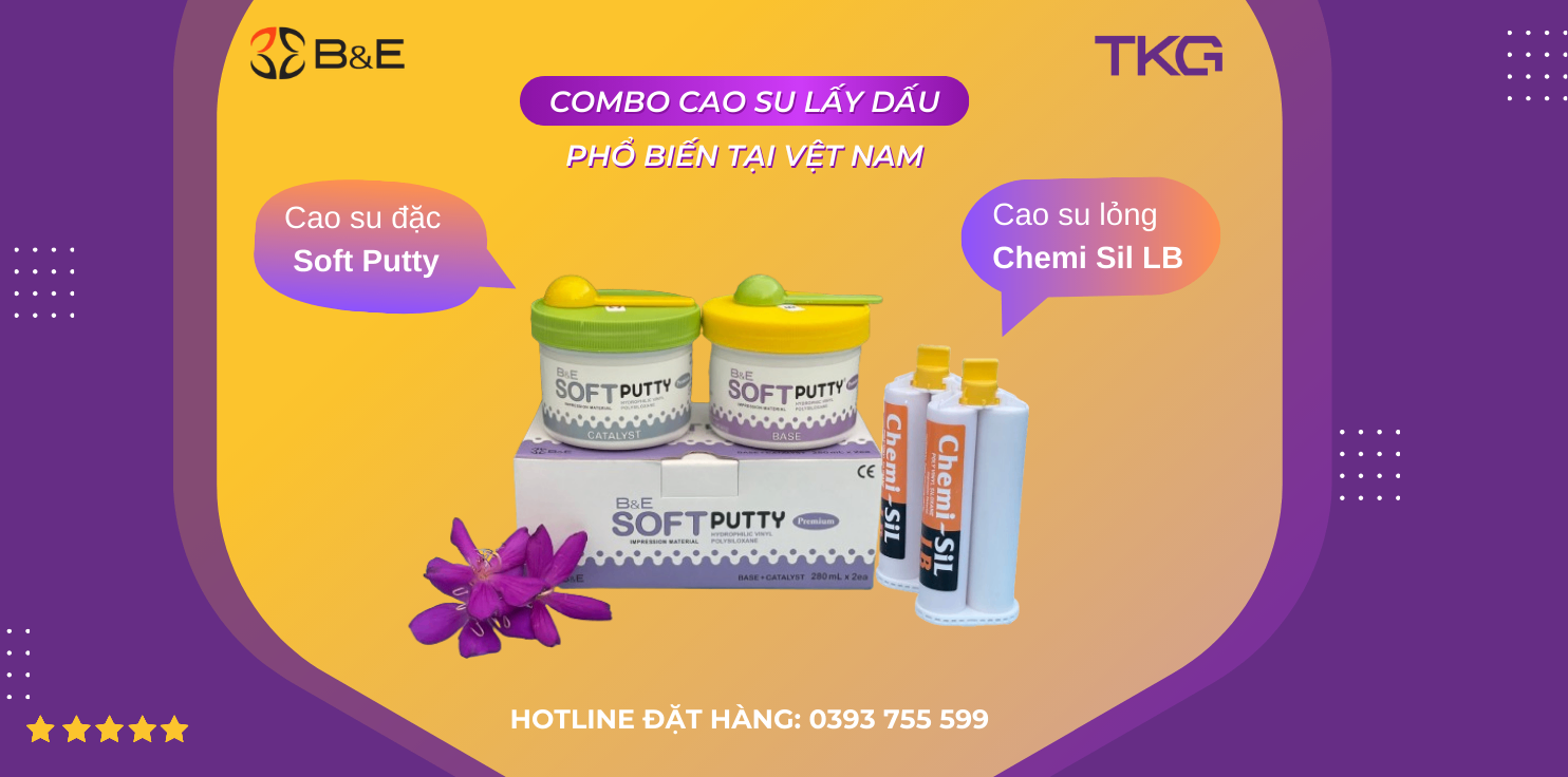 CHƯƠNG TRÌNH ƯU ĐÃI KHI MUA CAO SU SOFT PUTTY