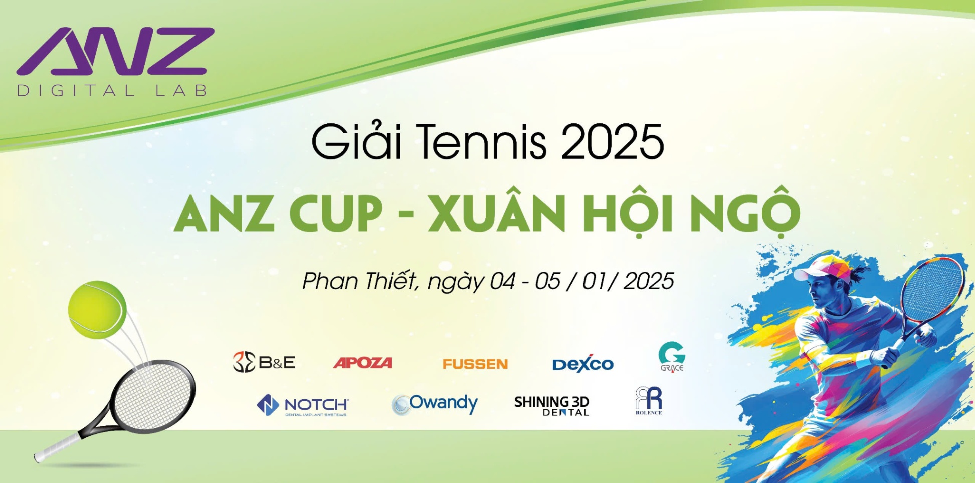 GIẢI TENNIS 2025 ANZ CUP - XUÂN HỘI NGỘ