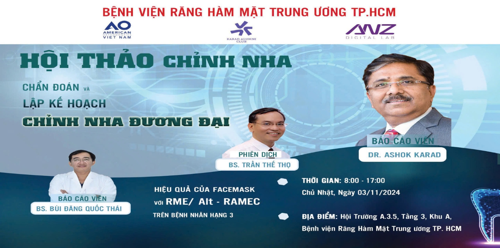 HỘI THẢO CHỈNH NHA KAC 2024