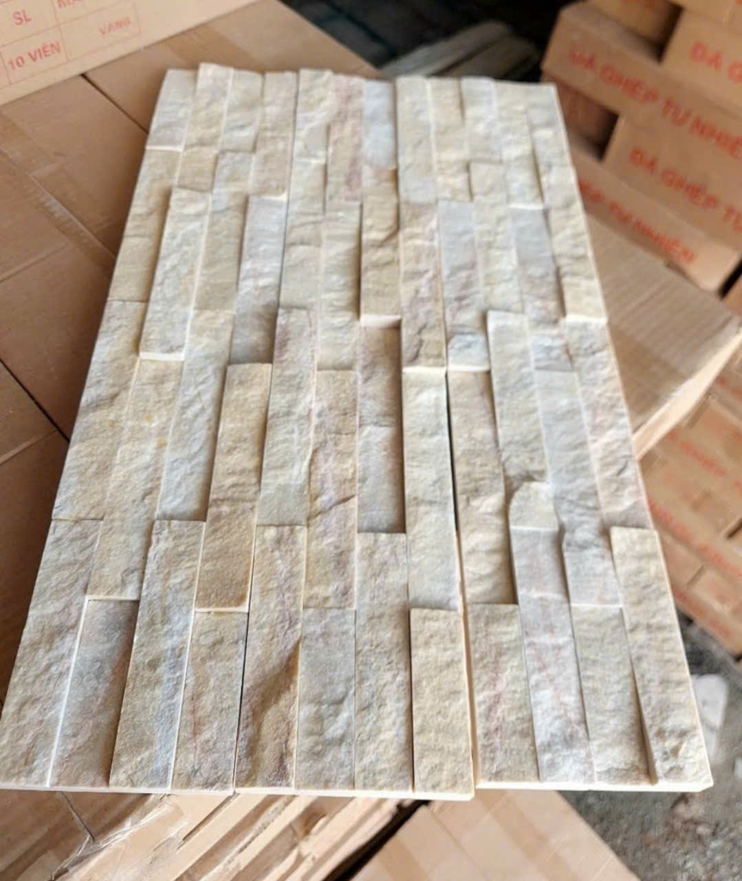 Đá ghép 100x500 Màu Vàng