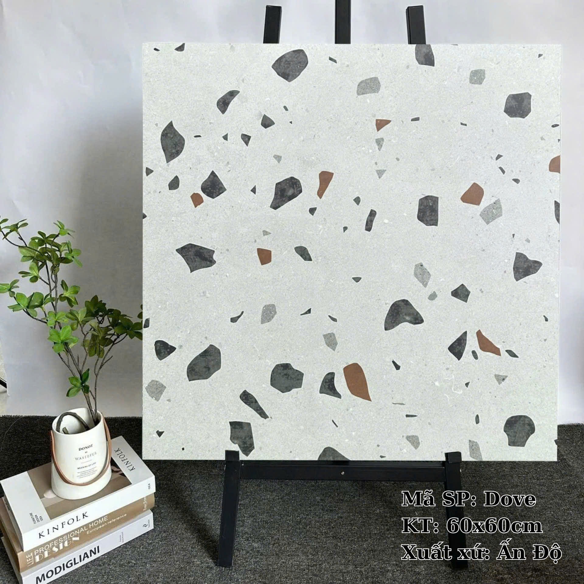 Gạch Đá Mài 600x600 mm Ấn Độ Dove