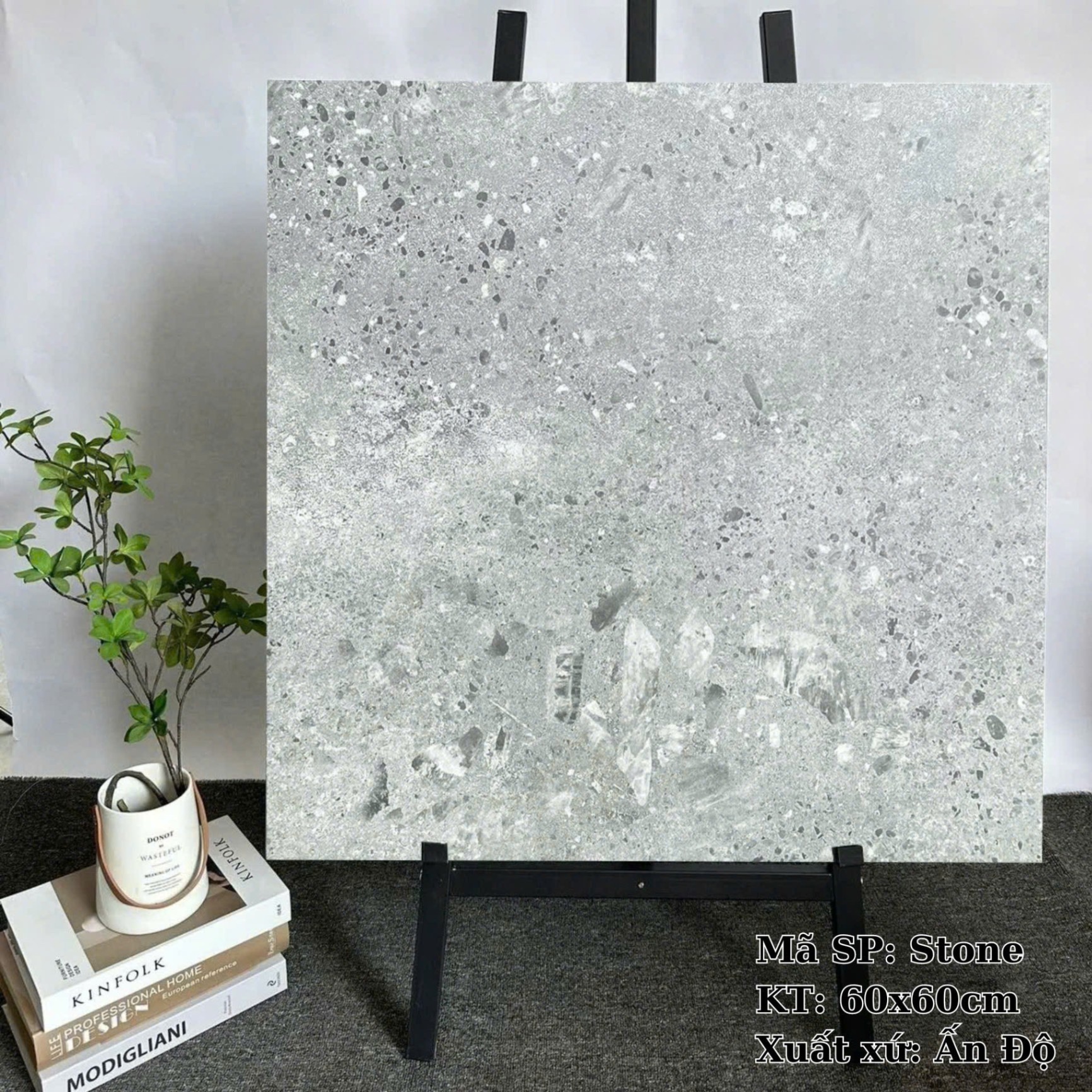 Gạch Đá Mài 600x600 mm Ấn Độ Stone